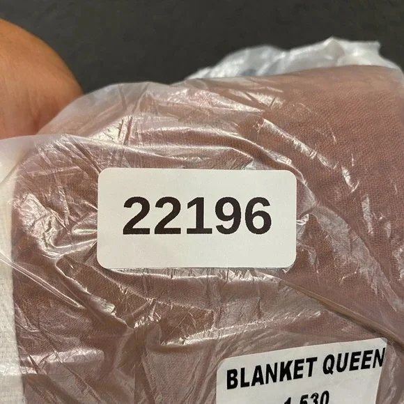 Quince Organic Airy Gauze Blanket Queen Size Terracotta Cotton - Picture 5 of 5